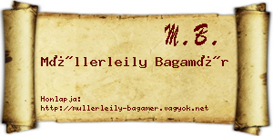 Müllerleily Bagamér névjegykártya